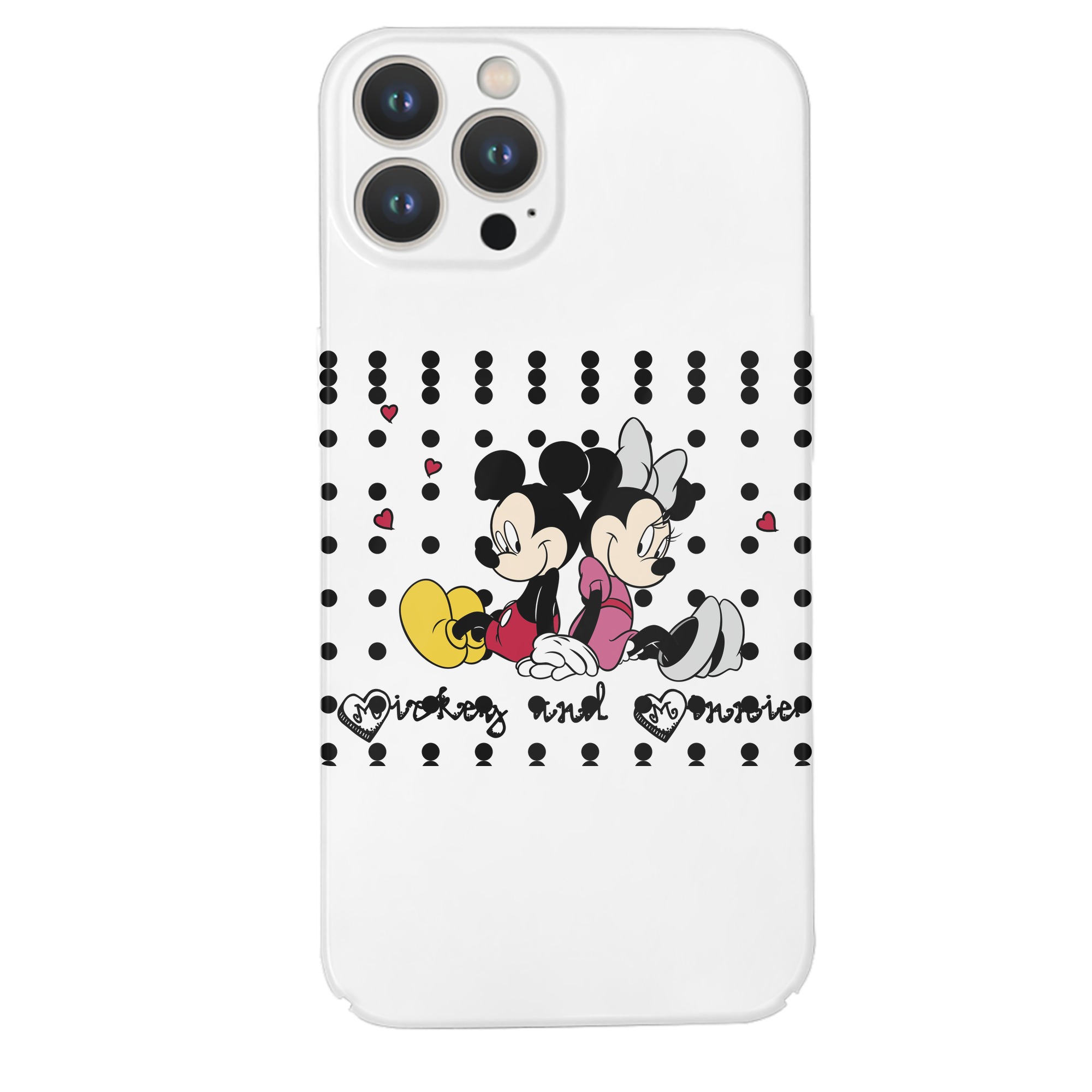 （画像用） ミッキーマウス Mickey Mouse 【iPhone 14シリーズ対応】ハードケース
